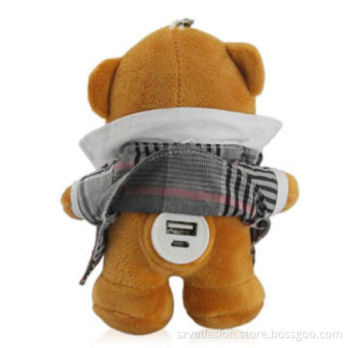 2,600mAh Cute Cartoon Bear Portable Power Banks with Real Capacity for Promotions